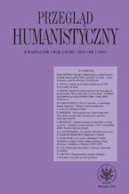 Okładka - Przegląd Humanistyczny 2024/2 (485) - Tomasz Wójcik