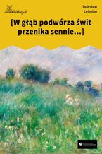 Okładka - [W głąb podwórza świt przenika sennie...] - Bolesław Leśmian