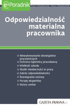 Okładka - Odpowiedzialność materialna pracowników - praca zbiorowa