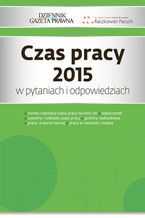 Okładka - Czas pracy 2015 w pytaniach i odpowiedziach - Łukasz Chruściel