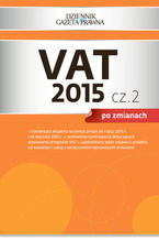 Okładka - VAT 2015 po zmianach cz. 2 - Tomasz Krywan