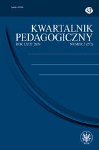 Okładka - Kwartalnik Pedagogiczny 2024/2 (272) - Joanna Madalińska-Michalak, Magdalena Trysińska