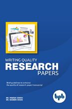 Okładka - Writing Quality Research Papers - Dr. Pawan Singh, Baseem Khan
