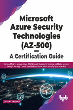 Okładka - Microsoft Azure Security Technologies (AZ-500) - A Certification Guide - Jayant Sharma