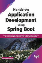 Okładka - Hands-on Application Development using Spring Boot - Shagun Bakliwal