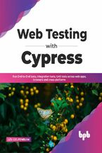 Okładka - Web Testing with Cypress - Lev Gelfenbuim