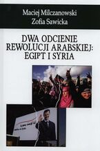 Okładka - Dwa odcienie rewolucji arabskiej: Egipt i Syria - Maciej Milczanowski, Zofia Sawicka