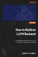 Okładka - LLVM Code Generation. A deep dive into compiler backend development - Quentin Colombet, Kristof Beyls