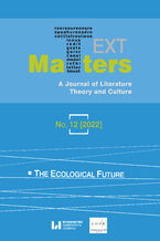Okładka - Text Matters: A Journal of Literature, Theory and Culture, No. 12 (2022) - Agnieszka Soltysik Monnet, Christian Arnsperger