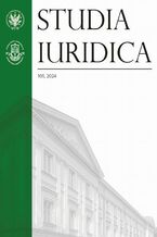 Okładka - Studia Iuridica, nr 105 - Sławomir Żółtek