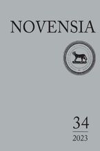 Okładka - Novensia 34 - Piotr Dyczek