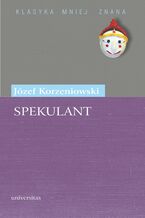 Okładka - Spekulant - Józef Korzeniowski