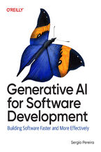 Okładka - Generative AI for Software Development. Building Software Faster and More Effectively - Sergio Pereira
