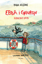 Okładka - Ebba i Gawron. Pirackie lato - Frida Nilsson
