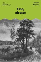 Okładka - Esse, nieesse - Jarosław Klejnocki