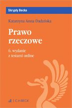 Okładka - Prawo rzeczowe z testami online - Katarzyna Anna Dadańska