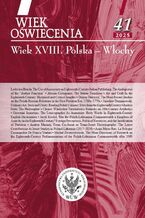 Okładka - Wiek Oświecenia 41/2025 - Zofia Rejman