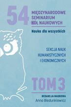 Okładka - Nauka dla wszystkich. SEKCJA NAUK HUMANISTYCZNYCH I EKONOMICZNYCH - Biedunkiewicz Anna