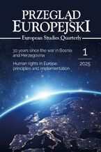 Okładka - Przegląd Europejski 2025/1. European Studies Quarterly - Marta Witkowska