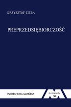 Okładka - Preprzedsiębiorczość - Krzysztof Zięba