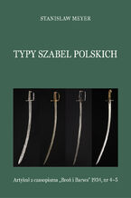 Okładka - Typy szabel polskich - Stanisław Meyer