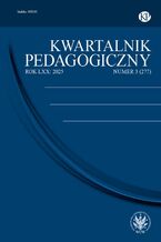 Okładka - Kwartalnik Pedagogiczny 2025/3 (277) - Joanna Madalińska-Michalak