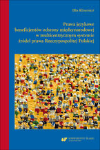 Okładka - Prawa językowe beneficjentów ochrony międzynarodowej w multicentrycznym systemie źródeł prawa Rzeczypospolitej Polskiej - Illia Klinytskyi