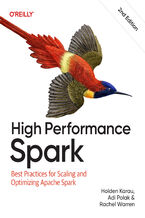 Okładka - High Performance Spark. Best Practices for Scaling and Optimizing Apache Spark. 2nd Edition - Holden Karau, Adi Polak, Rachel Warren