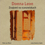 Okładka - Znajomi na stanowiskach - Donna Leon