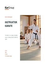 Okładka - Instruktor Karate - Kar-Group