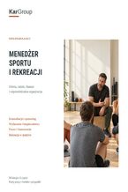 Okładka - Menedżer sportu i rekreacji - Kar-Group