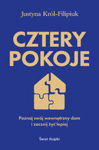 Okładka - Cztery pokoje - Justyna Król-Filipiuk