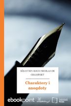 Okładka - Charaktery i anegdoty - Sébastien-Roch Nicolas de Chamfort