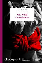 Okładka - Oh, Void Complaints - Adam Asnyk
