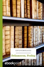 Okładka - Dekameron, Prolog - Giovanni Boccaccio