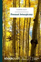 Okładka - Poemat letargiczny - Tadeusz Gajcy