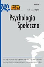 Okładka - Psychologia Społeczna nr 1(32)/2015 - Maria Lewicka