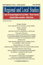 Okładka - Regional and Local Studies, special issue 2010 - Grzegorz Gorzelak