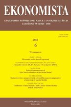 Okładka - Ekonomista 2010 nr 6 - Praca zbiorowa