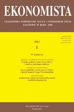 Okładka - Ekonomista 2011 nr 1 - Praca zbiorowa
