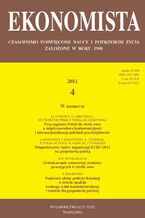 Okładka - Ekonomista 2011 nr 4 - Praca zbiorowa