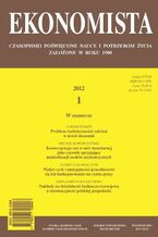 Okładka - Ekonomista 2012 nr 1 - Praca zbiorowa