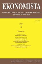 Okładka - Ekonomista 2012 nr 3 - Praca zbiorowa
