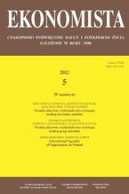 Okładka - Ekonomista 2012 nr 5 - Praca zbiorowa
