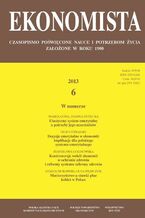 Okładka - Ekonomista 2013 nr 6 - Praca zbiorowa