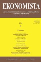 Okładka - Ekonomista 2014 nr 1 - Praca zbiorowa