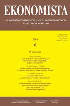 Okładka - Ekonomista 2014 nr 6 - Praca zbiorowa