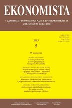 Okładka - Ekonomista 2015 nr 5 - Praca zbiorowa