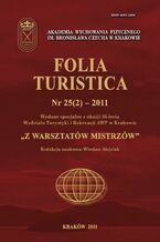 Okładka - Folia Turistica Nr 25(2)  2011 - Praca zbiorowa