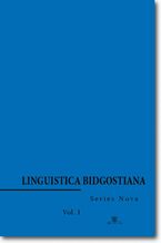 Okładka - Linguistica Bidgostiana. Series nova. Vol. 1 - Andrzej S. Dyszak